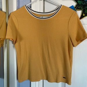Yellow, Semi-cropped tee